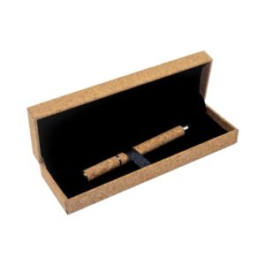 Cork Pen Box with Velvet Interior - Image 4