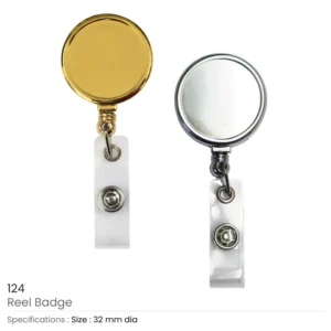 Round Metal Reel Badges - Image 3