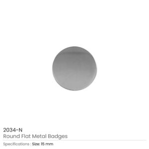 Round Flat Metal Badges - Image 3