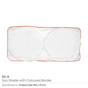 Sunshades for Cars in White Tyvek Material - Image 3