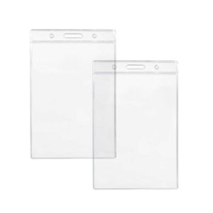 Clear Plastic ID Card Holder