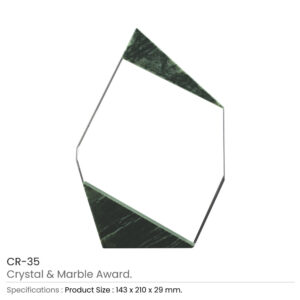 Crystal and Marble Awards in Box - Image 3