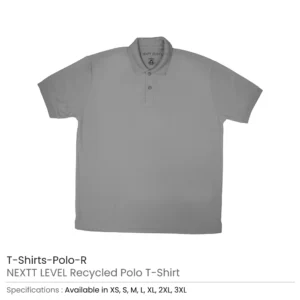 NEXTT LEVEL Recycled Polo T-Shirts - Image 7