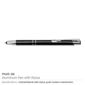 Aluminum Pens with Stylus - Image 8