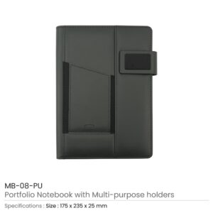 Portfolio Notebooks with Multi-purpose Holder - Image 5