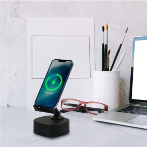 Wireless Fast Charger 15W with BT Speaker and RGB LED Logo - Image 4