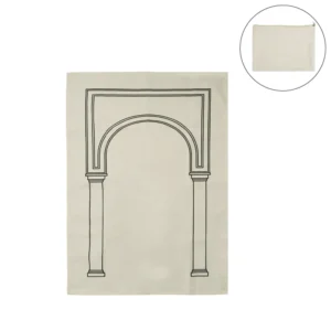 Prayer Mat with Pouch, Cotton Material, Eco-Friendly & Portable