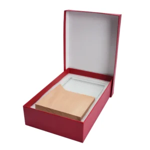 Rectangle Shaped Wood and Crystal Awards with Box - Image 4