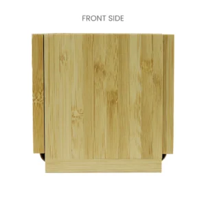 Foldable Bamboo Fast Wireless Charging Pad 15W with Mug Warmer and Pen Holder - Image 6