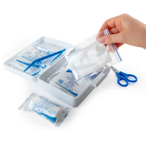 First Aid Kit Set, 16 Essential Items in White Box - Image 4