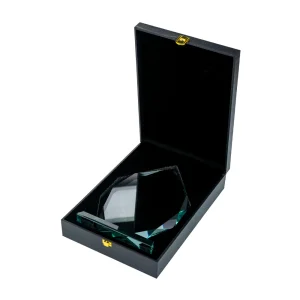 Iceberg Design Crystal Awards with Glass Base - Image 8