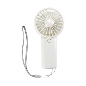 Portable Hand Fan with Lanyard Lace - White Color - Image 5