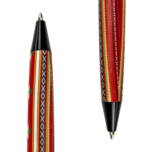 Sadu Design Metal Pens Matte Finish with Twist Action Mechanism and Blue Ink - Image 5