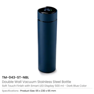 Smart Temperature LED Display Bottles in Soft Touch Finish - 500ml - Image 9