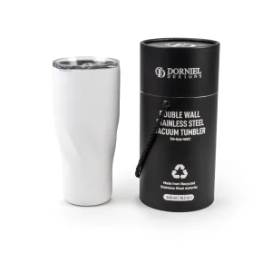 Dorniel Designs Tumblers with Transparent Lid, Recycled Stainless Steel - 540ml - Image 12